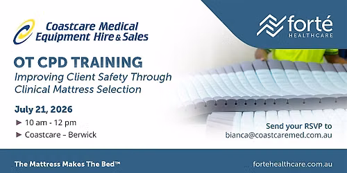 OT CPD TRAINING Improving Client Safety Through Clinical Mattress Selection