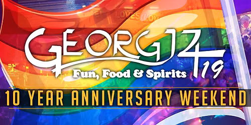 GEORGJZ419 10 YEAR ANNIVERSAY Weekend Kick-Off Party