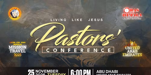 APOSTOLIC MISSION TRAVEL IN UNITED ARAB EMIRATES