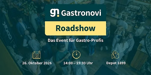 Roadshow-Alarm in Frankfurt: Erlebe Gastronovi live im Depot 1899!