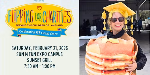 Flipping for Charities Pancake Festival, Presented by MidFlorida Credit Union