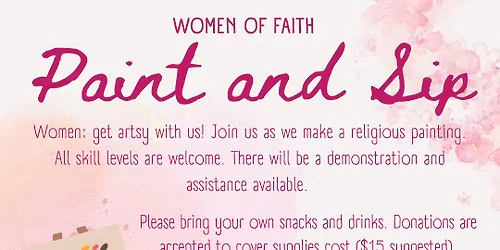Paint & Sip ~ Women of Faith