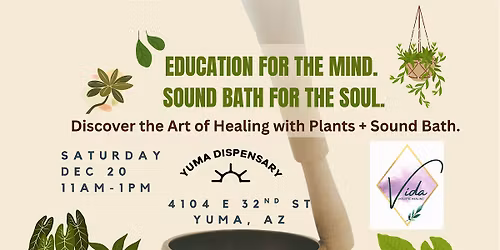 Education for the Mind. Sound Bath for the Soul.