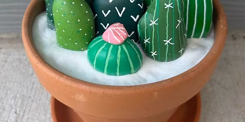 Cactus Painted Rocks