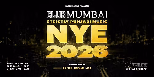 Club Mumbai: NYE 2026 (Strictly Punjabi Music)