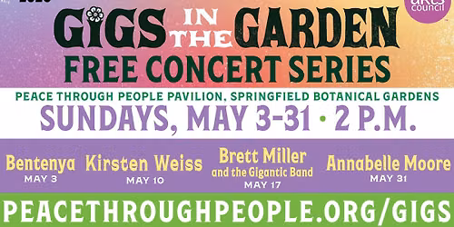 Gigs in the Garden \ud83c\udfb6\ud83c\udf3c Spring 2026 