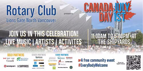 Rotary Club of Lions Gate presents Canada Day