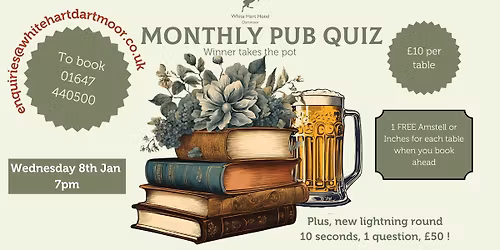 White Hart Pub Quiz