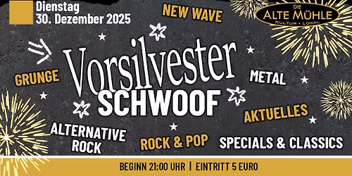 Vorsilvester-Schwoof