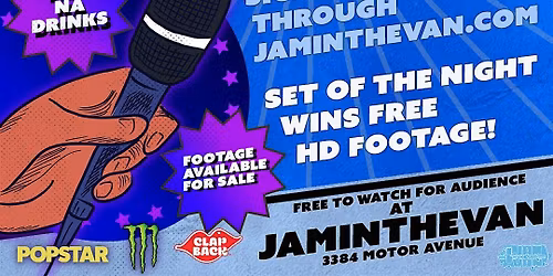 Jam in the Van Open Mic March 30th - Los Angeles