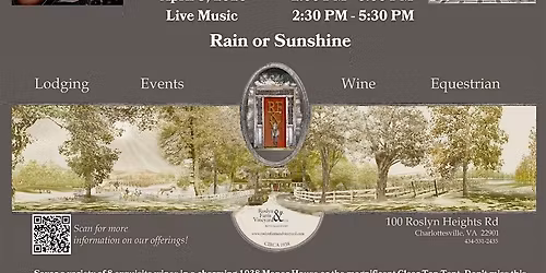 Wine Tasting & Live Music at Roslyn Farm & Vineyard with Emily Woodhull
