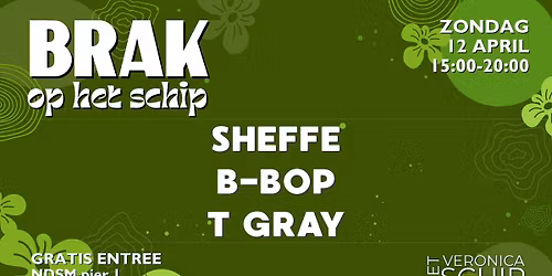 BRAK OP HET Op het Schip \u2013 Het Veronica Schip \u2013 Gratis entree 12.04.2026