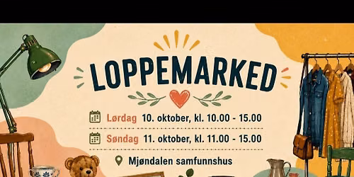 Loppemarked i Mj\u00f8ndalen