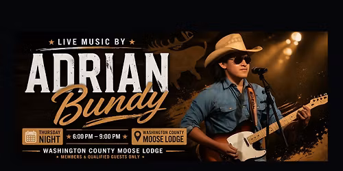 Live Music by Adrian Bundy