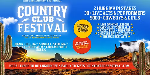 Summer Outdoor Open Air Country Music Festival comes to Chelmsford