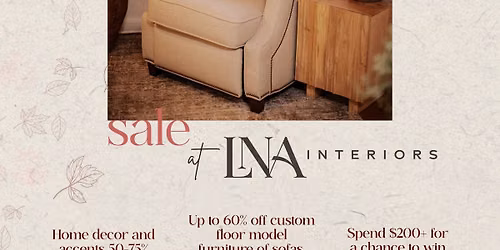 LNA Interiors Fall Sidewalk Sale
