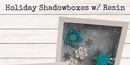 Beachy Christmas Shadowbox w\/ Kelli $40.00