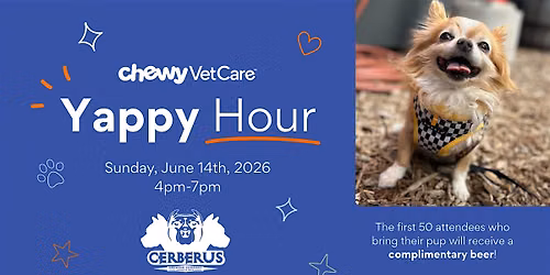 Yappy Hour at Cerberus Brewing Company