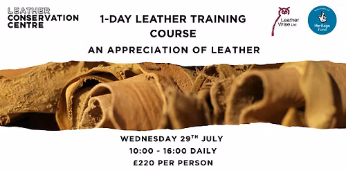 1-Day Leather Training Course: An Appreciation of Leather