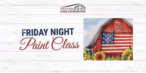 Friday Night Paint Class