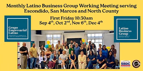 Latino Business Group Monthly Meeting San Marcos\/Escondido - Nov
