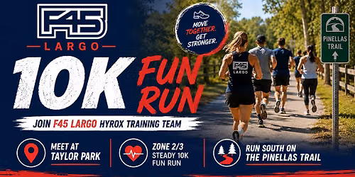 10K Fun Run - Pinellas Trail  - Taylor Park Meet Up