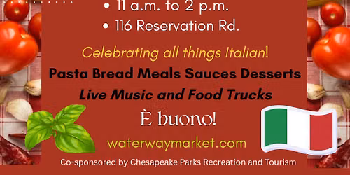 Pasta in the Park Waterway Market at Great Bridge Village