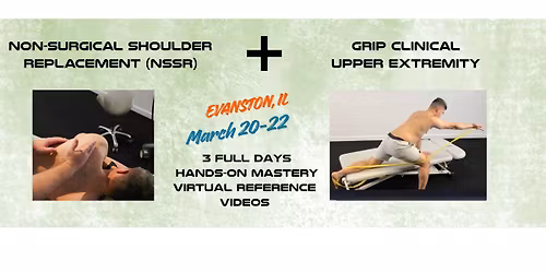 3-Day Masterclass: NSSR + Upper Extremity (March 20-22 Evanston, IL)
