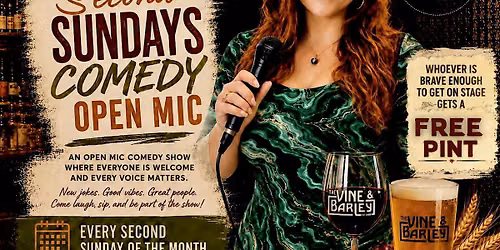 Second Sundays Comedy Open Mic Night
