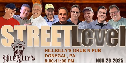 Street Level at HillBilly's Grub N Pub, Donegal