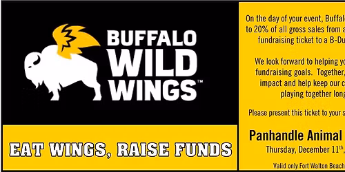 Buffalo Wild Wings Fundraising Night