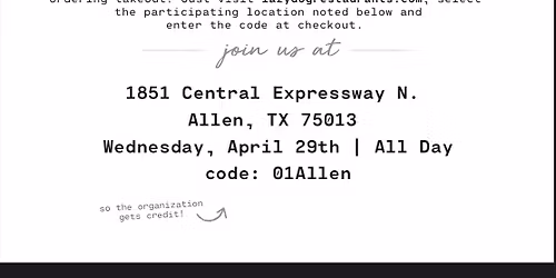 Fundraising with Lazy Dog! 