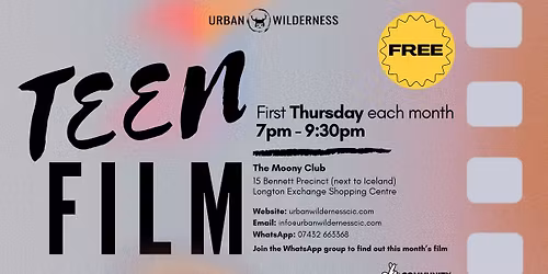 \ud83c\udfac Teen Film Night \u2014 Every First Thursday of the Month! (FREE)