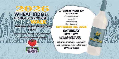 Wheat Ridge Chamber of Commerce Wine Walk 2026