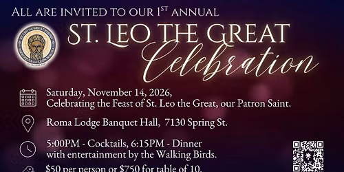 St. Leo the Great Celebration
