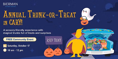 Sensory-Friendly Trunk-or-Treat in Cary!