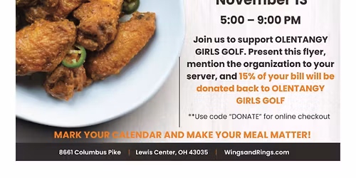 Dine & Donate Olentangy Girls Golf 