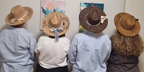 Hat Burning and decorating workshop