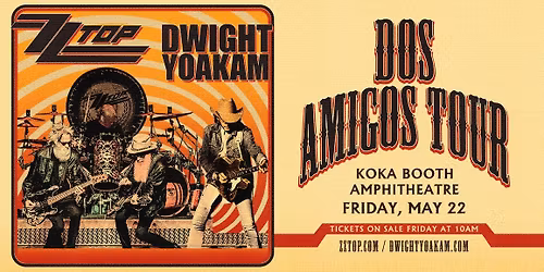 ZZ Top with Dwight Yoakam at Koka Booth Amphitheatre at Regency Park