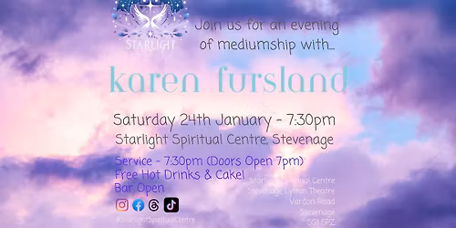 Evening of Mediumship with Karen Fursland