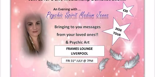 An Evening of Mediumship - Live Demonstration FRAMES LOUNGE, LIVERPOOL