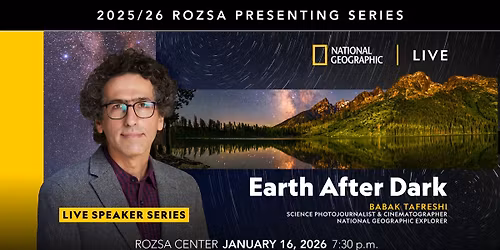 National Geographic Live: Earth After Dark