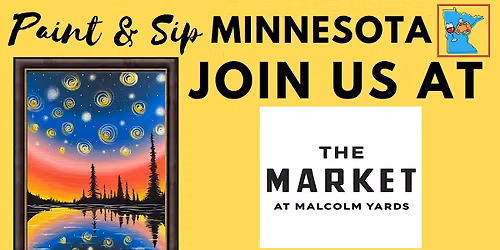 September 20 Paint & Sip at The Market at Malcolm Yards