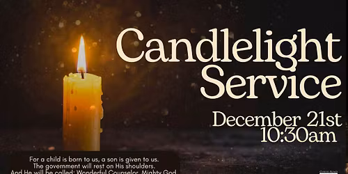 Candlelight Service