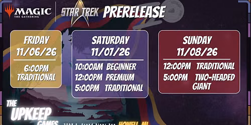MTG x Star Trek Prerelease