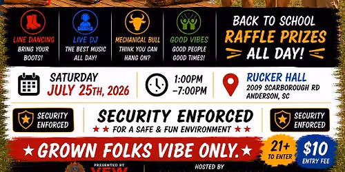 Back to School Adult Bash