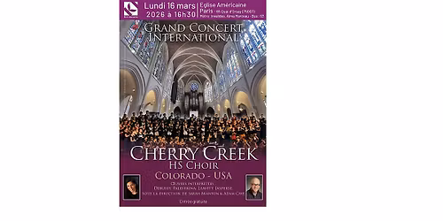 100 choristes et musiciens am\u00e9ricains sur sc\u00e8ne - Cherry Creek Choir USA