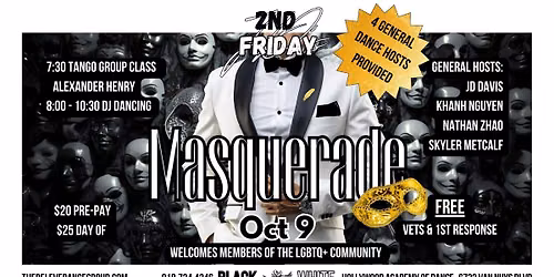 2nd Friday - Masquerade