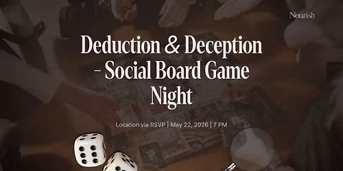 Deduction & Deception - Social Board Game Night