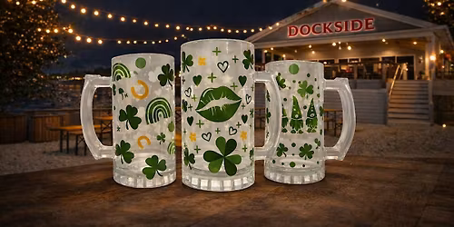 St. Patricks Day Glassware Decorating at Dockside Brewery